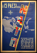 1957 manifesto poster usato  Italia