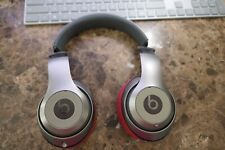 Beats Studio 2 Wireless B0501 Silver Headphones CRACKED HEADBAND WORK GREAT for sale  Shipping to South Africa