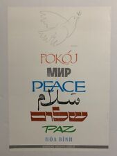 Peace poster with usato  Verbania