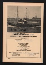Hamburg werbung 1961 gebraucht kaufen  Leipzig