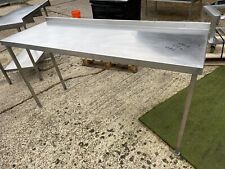 Used, Commercial stainless steel prep table  Legs Size In Pictures for sale  Shipping to South Africa