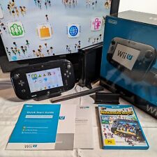 Console Nintendo Wii U (AUS) preto premium 32 GB com componentes na caixa (testado) comprar usado  Enviando para Brazil