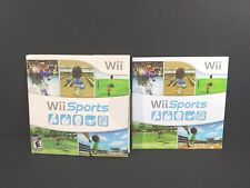 Wii Sports (Nintendo Wii) SIN JUEGO Cubierta Deslizante y Manual SOLAMENTE segunda mano  Embacar hacia Argentina