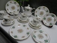 Elizabethan Staffordshire Fine Bone China Tea Set for 4  tea/coffee pot plates for sale  ABERTILLERY