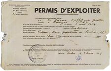Mars 1954 permis d'occasion  Montmélian