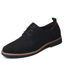 Oxfords Suede Leather Dress Shoes Casual Sneakers Loafers Men Flats Plus Size for sale  Shipping to South Africa