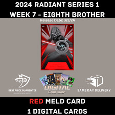 Topps Star Wars Card Trader 2024 RADIANT Serie 1 Semana 8 Ocho Hermanos Red Meld segunda mano  Embacar hacia Mexico