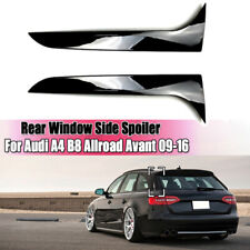 Rear Window Side Spoiler Canards Splitter For Audi A4 B8 Allroad Avant 2009-2016 for sale  Shipping to South Africa