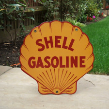 Shell enamel sign for sale  ANDOVER
