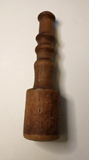 Vintage Large 12" Hand-turned Wooden Mortar/Masher  for sale  Shipping to Canada