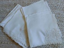 Vintage white linen for sale  FROME