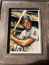 Used, Hank Aaron Atlanta Braves Poster/Canvas Print, Watercolor Painting Sports Art, O for sale  Shipping to South Africa