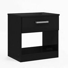 Black drawer bedside for sale  GLASGOW