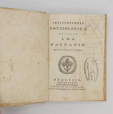 libro antico Caldani Fisiologia 1786 Venezia Pezzana na sprzedaż  Wysyłka do Poland