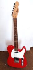 Used, Squier By Fender Telecaster Affinity Series Red Electric Guitar for sale  Shipping to South Africa