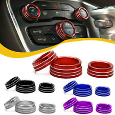 Air Conditioning Radio Audio Switch Ring Knob Cover Interior Accessories Alloy for sale  Shipping to South Africa