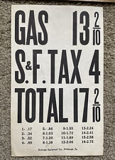 Rare sign gas for sale  Rockfall
