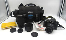 Used, Nikon F80 Film Camera Sigma Zoom 28-80mm + Nikon AF Nikkor 70-300mm Lens Accs for sale  DAVENTRY