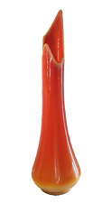glass vase orange for sale  Tucson