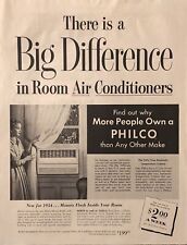 Usado, 1954 Philco Room Ar Condicionado Antigo Anos 1950 Anos 50 IMPRESSÃO ANÚNCIO Há Grande Diferença comprar usado  Enviando para Brazil