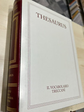 Vocabolario treccani thesaurus usato  Palermo