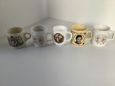 Commemorative mugs royals for sale  FOWEY