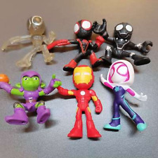 Lote raro 6 LOTE 2,5"" boneco Spider-man Marvel Spidey And His Amazing Friends  comprar usado  Enviando para Brazil