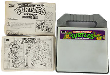 TMNT Ninja Turtles LIGHT UP DRAWING DESK incomplete *WORKS Rose Art 1990 vintage for sale  Shipping to South Africa