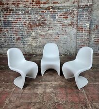 Verner Panton para Vitra -Cadeiras Panton brancas dinamarquesas modernas -conjunto de 3 comprar usado  Enviando para Brazil