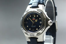 【EXC+5】TAG HEUER Kirium Professional WL1313 data mostrador marinho relógio de quartzo feminino, usado comprar usado  Enviando para Brazil