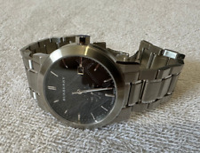 Usado, Burberry Bu9901 The City relógio clássico masculino mostrador preto aço inoxidável comprar usado  Enviando para Brazil