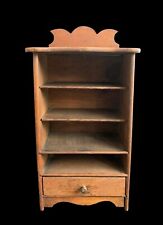 Antique Miniature Bookshelf  Salesman Sample  15" tall, used for sale  Shipping to South Africa