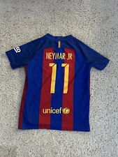 Camiseta de fútbol juvenil FC Barcelona FCB Neymar Jr #11 camiseta para niños | Talla juvenil M segunda mano  Embacar hacia Argentina