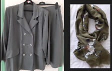 Womens khaki suit for sale  EDGWARE