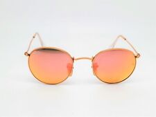 Óculos de sol Ray-Ban RB3447 112/Z2 redondo metal dourado/rosa espelho 50 [ ] 21 145mm, usado comprar usado  Enviando para Brazil