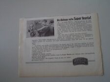 Advertising pubblicità 1934 usato  Salerno