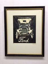 Ford model woodcut for sale  Scottsville