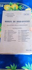Manuel militaire officier d'occasion  Conques-sur-Orbiel