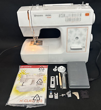 Husqvarna Viking Huskystar H Class E10 Sewing Machine w/ Pedal, Cover & Manual + for sale  Shipping to South Africa