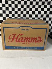 Vintage 1970’s Hamm’s Beer 12-Quart Garrafas Caixa Transportadora de Papelão comprar usado  Enviando para Brazil