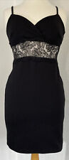 miss selfridge size 10 uk petites dress black lace party evening for sale  Shipping to South Africa