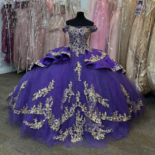 Usado, Vestidos de Princesa Quinceañera Púrpura Vestidos De 15 Años Vestidos de Baile Durante 16 Años segunda mano  Embacar hacia Argentina