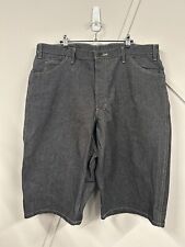 DICKIES Workwear Mens Denim Cargo Shorts Charcoal Grey Waist Size 38” for sale  Shipping to South Africa