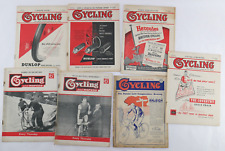 Revista de ciclismo 7 números 1x 1929 descanso década 1950 ciclomotores Raleigh Dunlop, usado segunda mano  Embacar hacia Argentina
