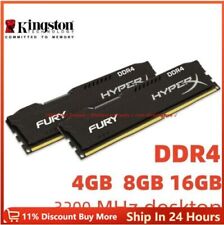 Memoria RAM de escritorio HyperX FURY DDR4 8 GB 16 GB 4 GB 32 GB 3200 MHz PC4-25600 DIMM 288, usado segunda mano  Embacar hacia Argentina