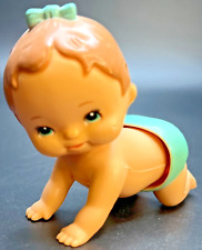 1977 Tomy Wind Up Crawling Baby made in Taiwan Works Vintage, used for sale  Shipping to South Africa