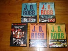 J.D. ROBB/NORA ROBERTS lot of 5 MP3 CD audiobooks ~ Mystery ~ In Death Series for sale  Shipping to South Africa