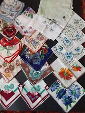 Vintage lot handkerchiefs for sale  Lombard
