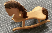 handmade wooden rocking horse for sale  Ann Arbor