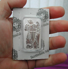 Barra lingotes de plata Arcángel Miguel 1 oz en embalaje sellado Scottsdale como nuevo  segunda mano  Embacar hacia Mexico